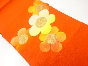 リサイクル　梅模様織出し名古屋帯